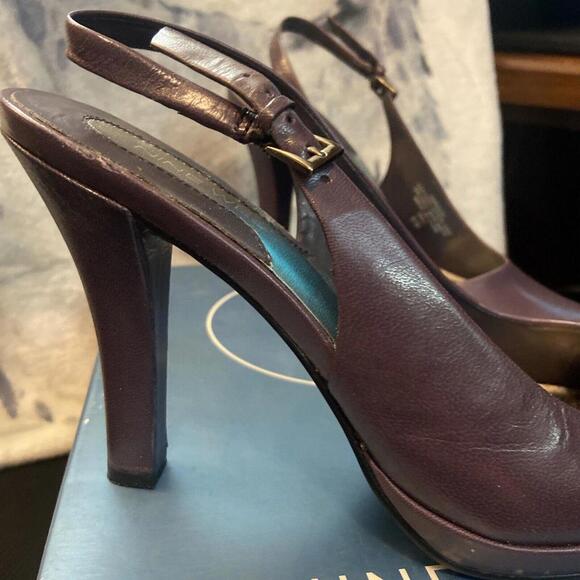 Nine West Women's Purple Heels, Size 8 EUC - Picture 6 of 8